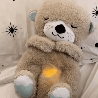 Breathing Bear Soothing Plush Toy With And Sound
